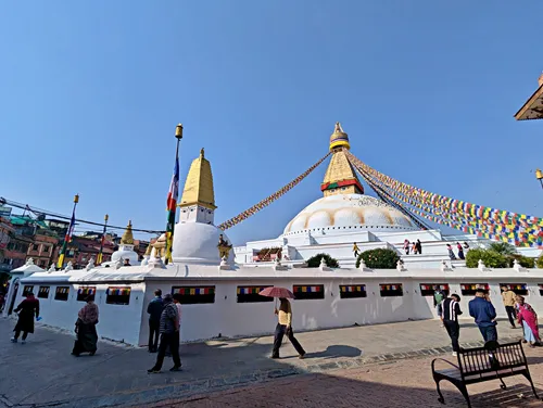 Boudhanath Stupa in the Boudhanath Stupa area, Kathmandu