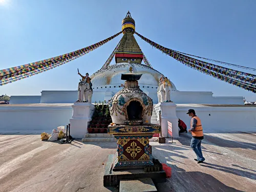 Boudhanath Stupa in the Boudhanath Stupa area, Kathmandu