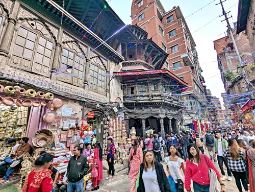 Asan Bazaar in Thamel, Kathmandu