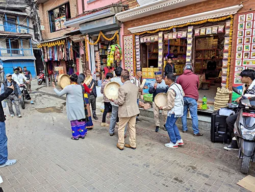 Dharma Dhaatu Stupa in Thamel, Kathmandu
