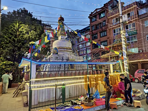 Dharma Dhaatu Stupa in Thamel, Kathmandu