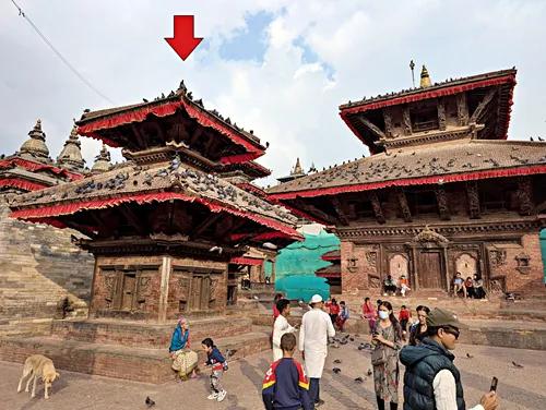 Indrapur Temple at Kathmandu Durbar Square in Thamel, Kathmandu