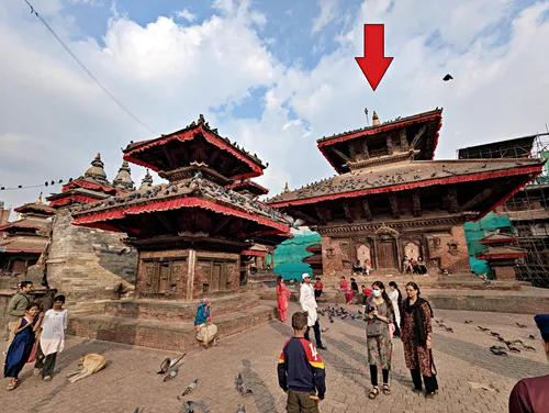 Jagannath Temple at Kathmandu Durbar Square in Thamel, Kathmandu