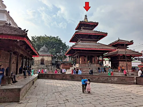 Kotilingeshwar Mahadev Temple at Kathmandu Durbar Square in Thamel, Kathmandu