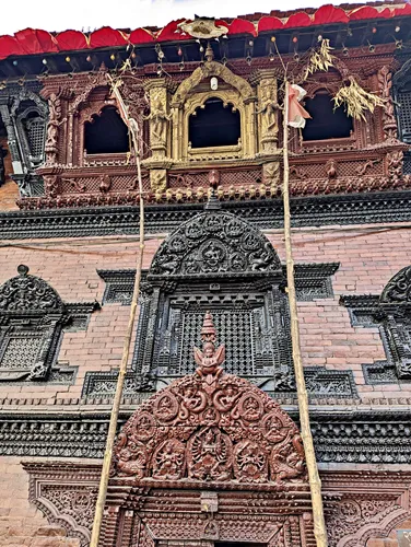 Kumari Ghar at Kathmandu Durbar Square in Thamel, Kathmandu