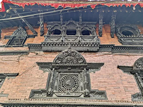 Kumari Ghar at Kathmandu Durbar Square in Thamel, Kathmandu