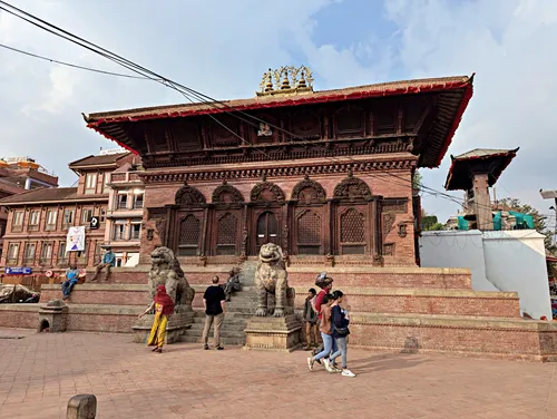 Madyo Parvati Temple at Kathmandu Durbar Square in Thamel, Kathmandu