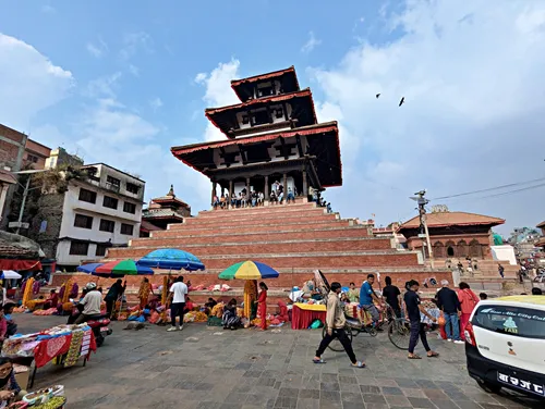 Maju Dega Temple at Kathmandu Durbar Square in Thamel, Kathmandu