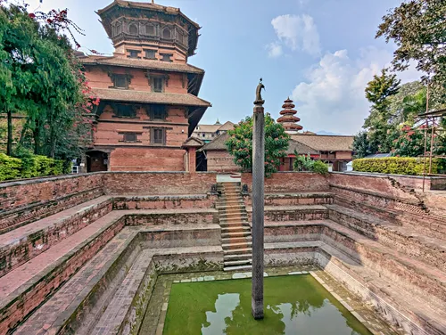 Naag Pokhari at Kathmandu Durbar Square in Thamel, Kathmandu