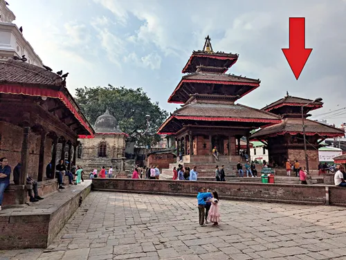 Nil Barahi Temple at Kathmandu Durbar Square in Thamel, Kathmandu
