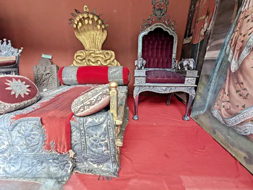 Exhibition at Plaza in Front of the Private Royal Quarters at Kathmandu Durbar Square in Thamel, Kathmandu