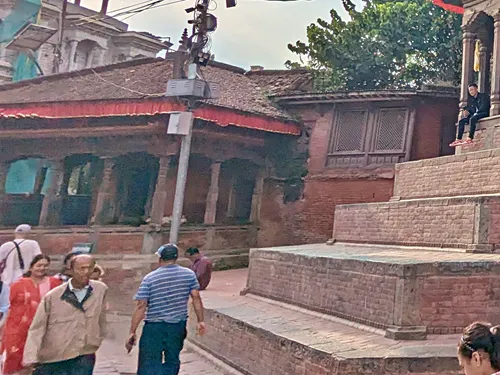 Saraswoti Temple at Kathmandu Durbar Square in Thamel, Kathmandu