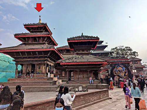 Shiva Temple at Kathmandu Durbar Square in Thamel, Kathmandu