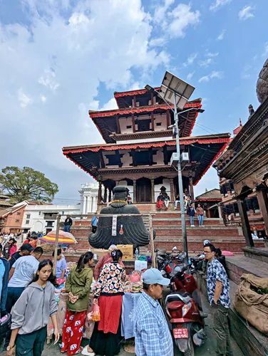 Trailokya Mohan Narayan Temple at Kathmandu Durbar Square in Thamel, Kathmandu