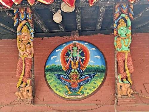 Ikha Narayan Temple in Thamel, Kathmandu