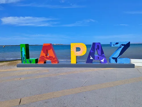 Latras La Paz / La Paz Sign in La Paz, Mexico