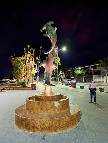 Tiburones / Shark Statue in La Paz, Mexico