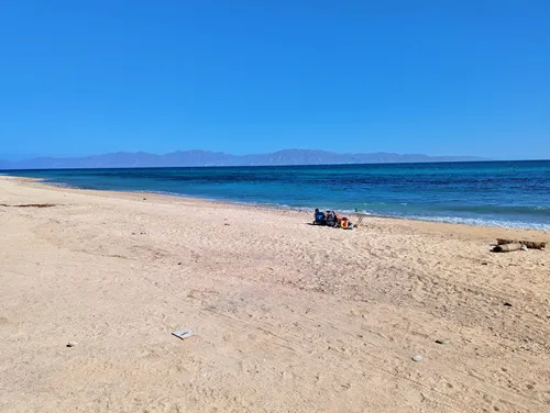 Aguas Termales at Playa Agua Caliente in El Sargento, Mexico