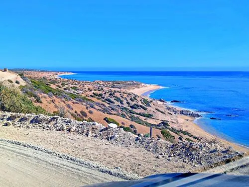 scenery seen on the drive from Los Cabos to Playa El Arbolito near Cabo Pulmo