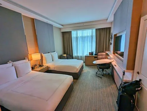 bedroom at the JW Marriott Kuala Lumpur in Malaysia