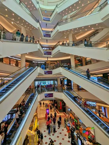 Suria KLCC Mall in Kuala Lumpur in Malaysia