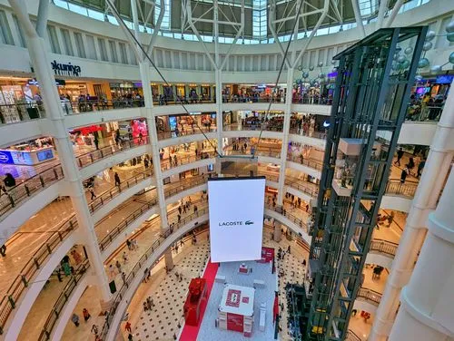 Suria KLCC Mall in Kuala Lumpur in Malaysia