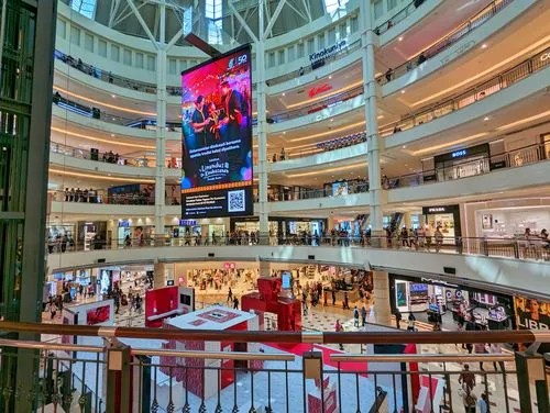 Suria KLCC Mall in Kuala Lumpur in Malaysia
