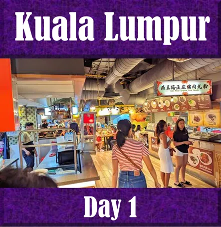 Day 1 Itinerary in the Backpack and Snorkel Travel Guide for Malaysia - Malaysia Purple Travel Guide