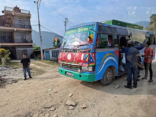 Bus in nepal