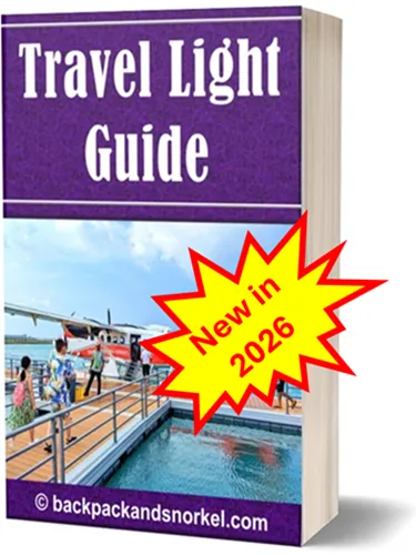 New Travel Light Backpack and Snorkel Guide - Traveling Light Purple Guide