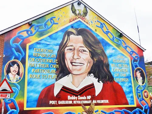 Bobby Sands Mural in Northern Ireland