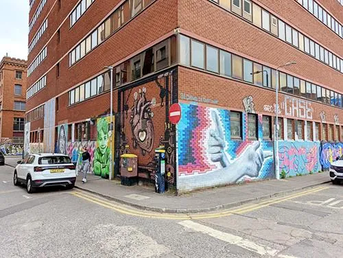 Street Art in Belfast in Northern Ireland