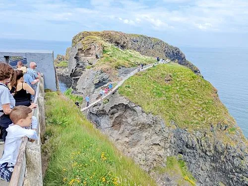 Carrick-a-Rede Rope Bridge in Northern Ireland