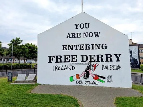 Free Derry Corner in Northern Ireland