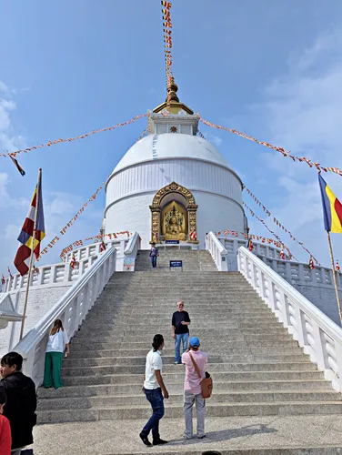 World Peace Pagoda in Pokhara, Nepal