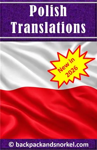 New Polish Backpack and Snorkel Travel Guides - Purple Travel Guides in Korean