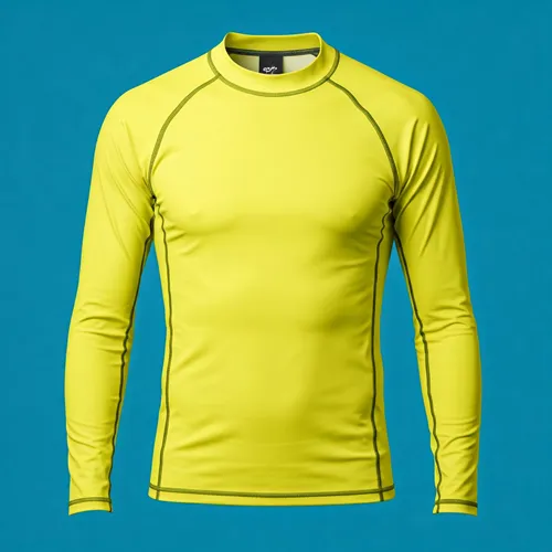 Yellow Long Sleeve Rash Guard