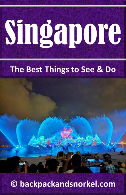 Backpack and Snorkel Singapore Travel Guide - Singapore Purple Travel Guide