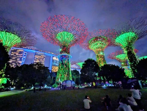 Garden Rhapsody Show at Gardens by the Bay in Singapore