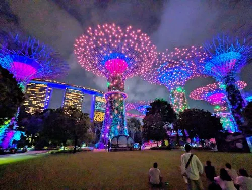 Garden Rhapsody Show at Gardens by the Bay in Singapore