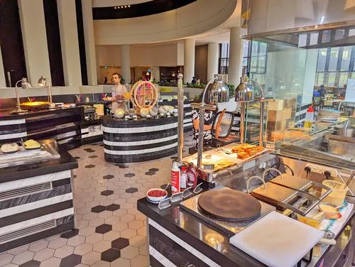 Breakfast buffet at the Holiday Inn Singapore Atrium in Singapore