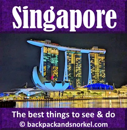 Backpack and Snorkel Travel Guide for Singapore - Singapore Purple Travel Guide