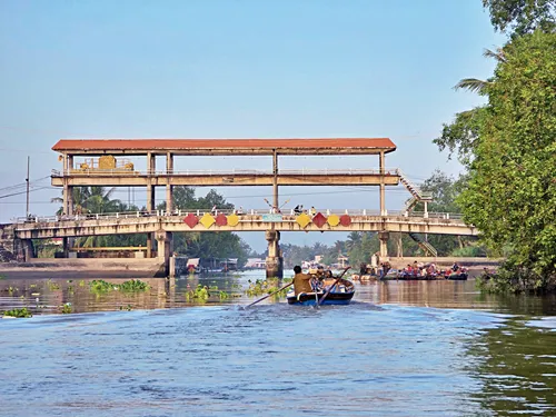 photo of Phong Điền Floating Market near Can Tho in Vietnam