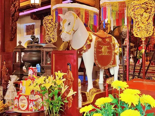 Bạch Mã Temple in Hanoi in Vietnam
