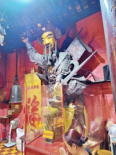 photo of a deity in Jade Emperor Pagoda in Ho Chi Minh City, Vietnam