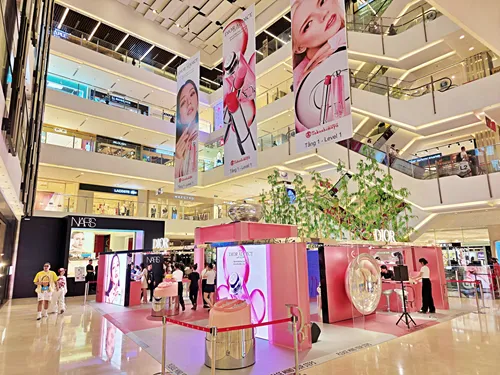 Photo of the interior shops in Saigon Centre in Ho Chi Minh City in Vietnam