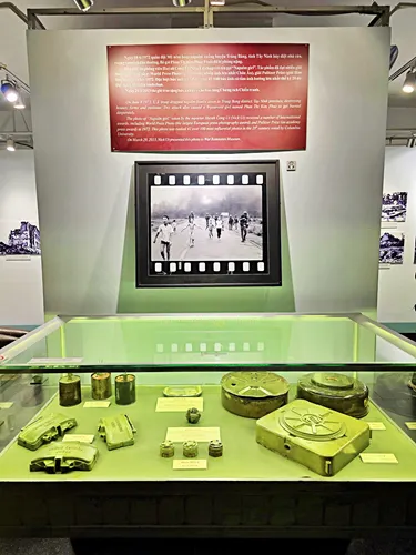 photo of an exhibit of the War Remnants Museum in Ho Chi Minh City in Vietnam