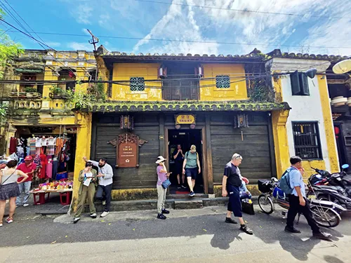 Old House of Tan Ky in Hoi An in Vietnam