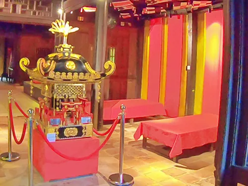 photo of the interior of Japanese Culture Space (Japanese Culture Gallery) in Hoi An in Vietnam