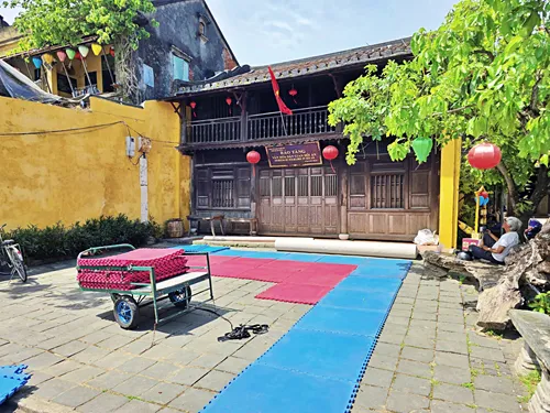 Museum of Folk Culture in Hoi An in Vietnam as seen from the outside